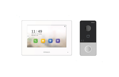 Комплект IP- домофоний Hiwatch DS-D100IKWF(B)