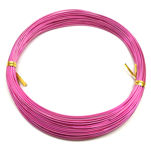 Проволока гибкая фуксия 1 мм (моток 10 метров)
