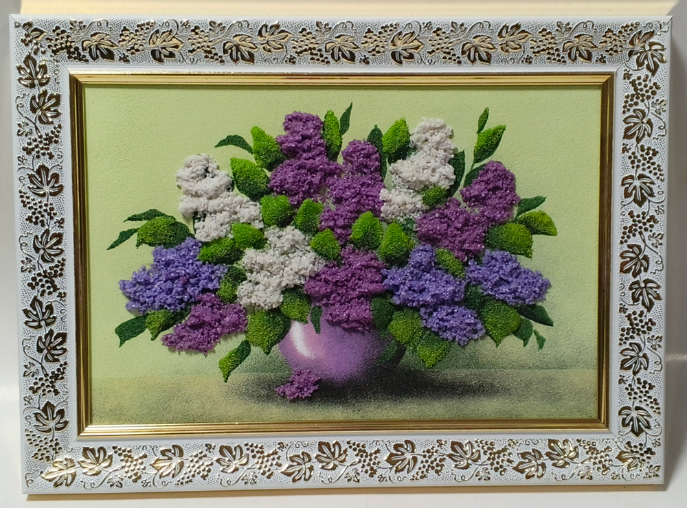 Карина " Сирень в горшке" 34-24см