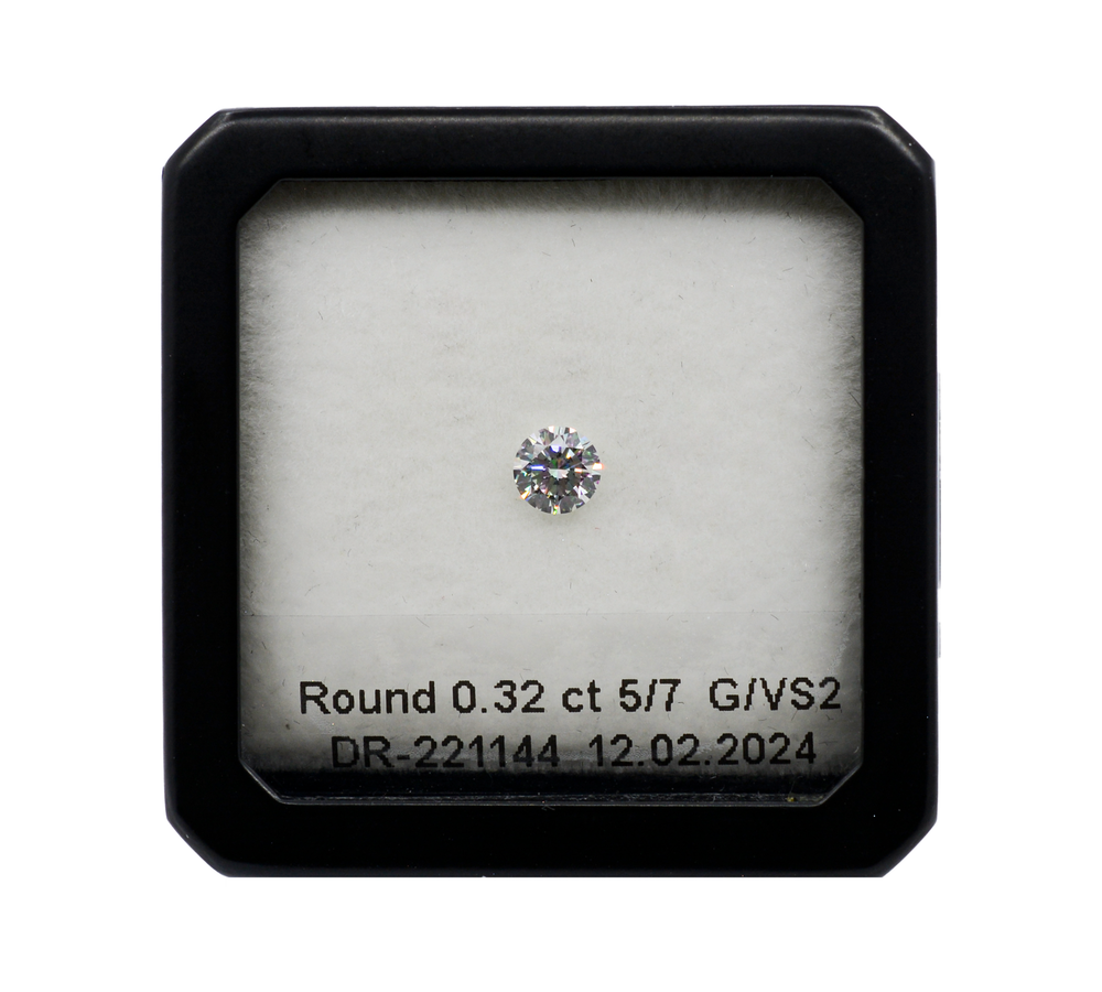 Бриллиант (кр-57, 4.5 мм, 0.32 ct, 7/5)