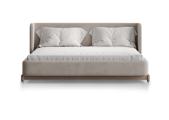 Кровать Basic спальное место 160*200 см (бежевый, антивандальная)