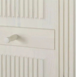 Вешалка настенная Хельсинки для прихожей, сосна, большая, белый/антик (белый, бежевый)