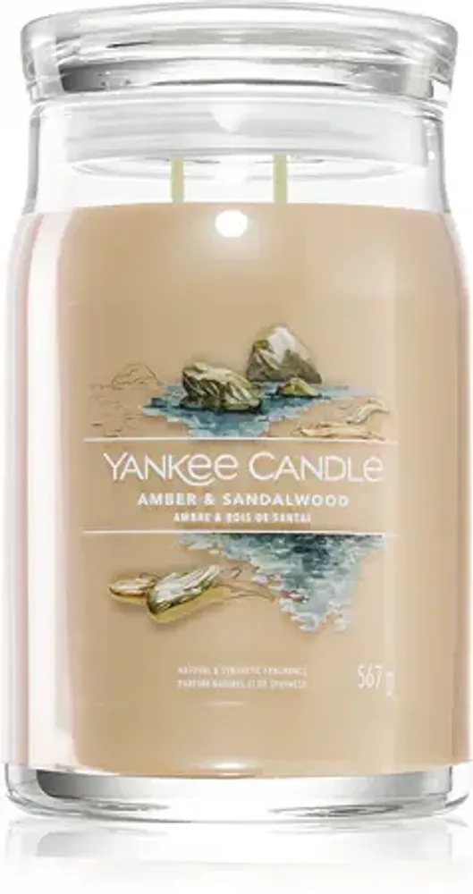 YANKEE CANDLE AMBER &amp; SANDALWOOD 368 GR