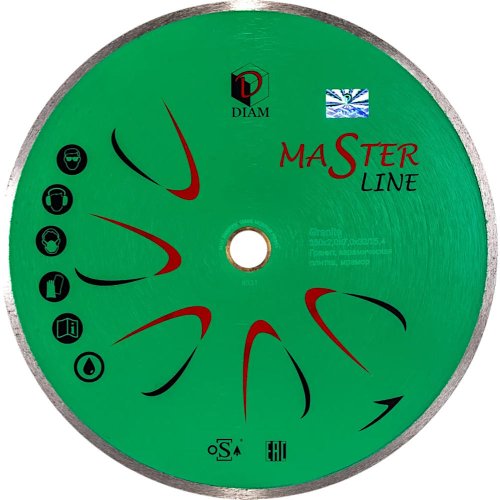 Диск алмазный DIAM 1A1R GRANITE 350*32/25.4 мм сплошной