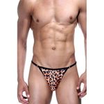 Мужские трусы тонги леопардовые Don Moris DM031646