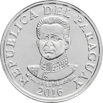 50 гуарани 2016 Парагвай