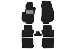 Коврики в салон для OPEL Zafira B 2005-2008, 2008-2014, минивэн, 7 шт. (текстиль) KLEVER03370922110KH