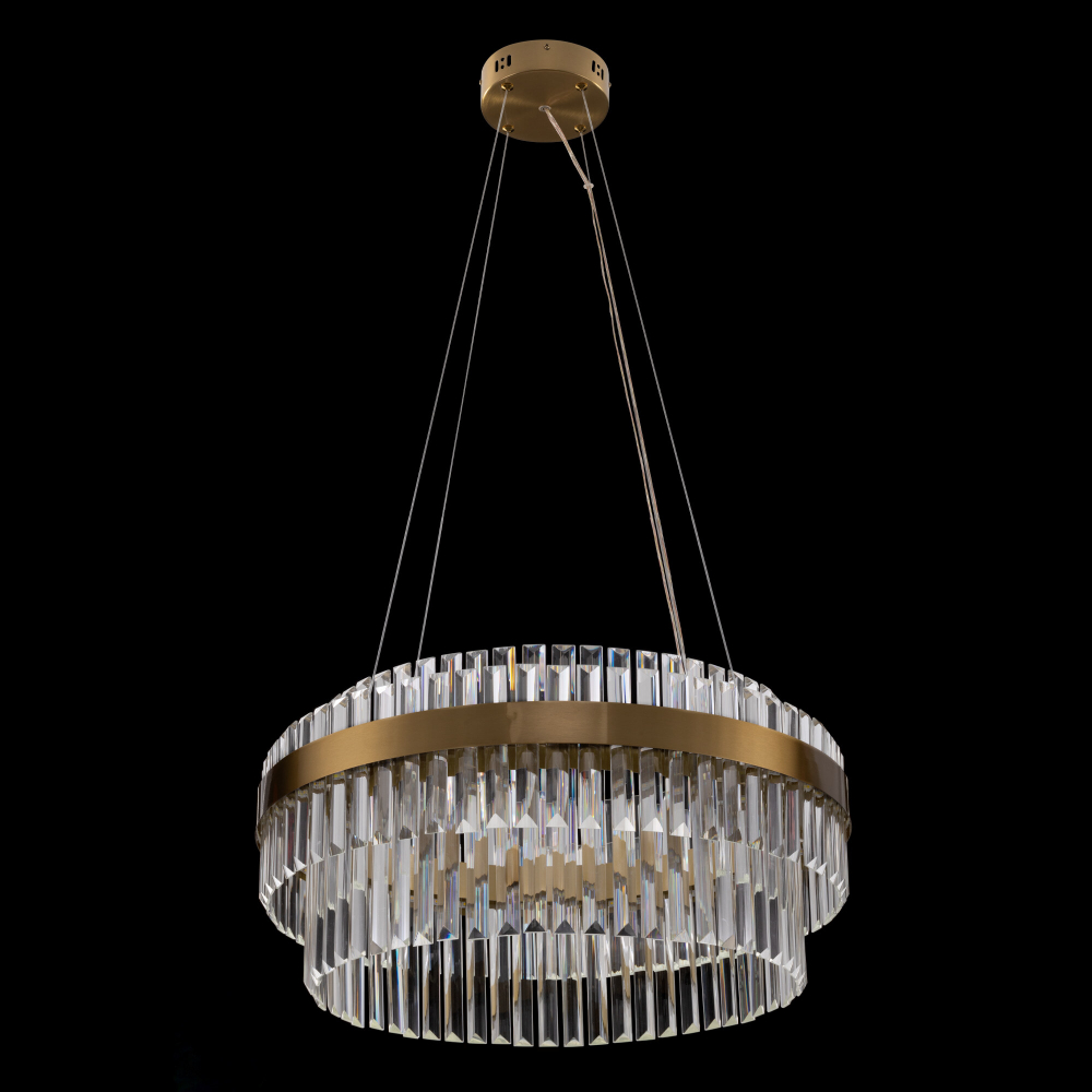 Citilux Sheldon CL339163 LED Люстра хрустальная с пультом Бронза