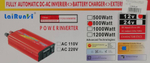 800W (12V) / Инвертор (12 вольт) напряжения LaiRun 12-220V 800W (12 вольт) (д28ш12в6)вес 0,875
