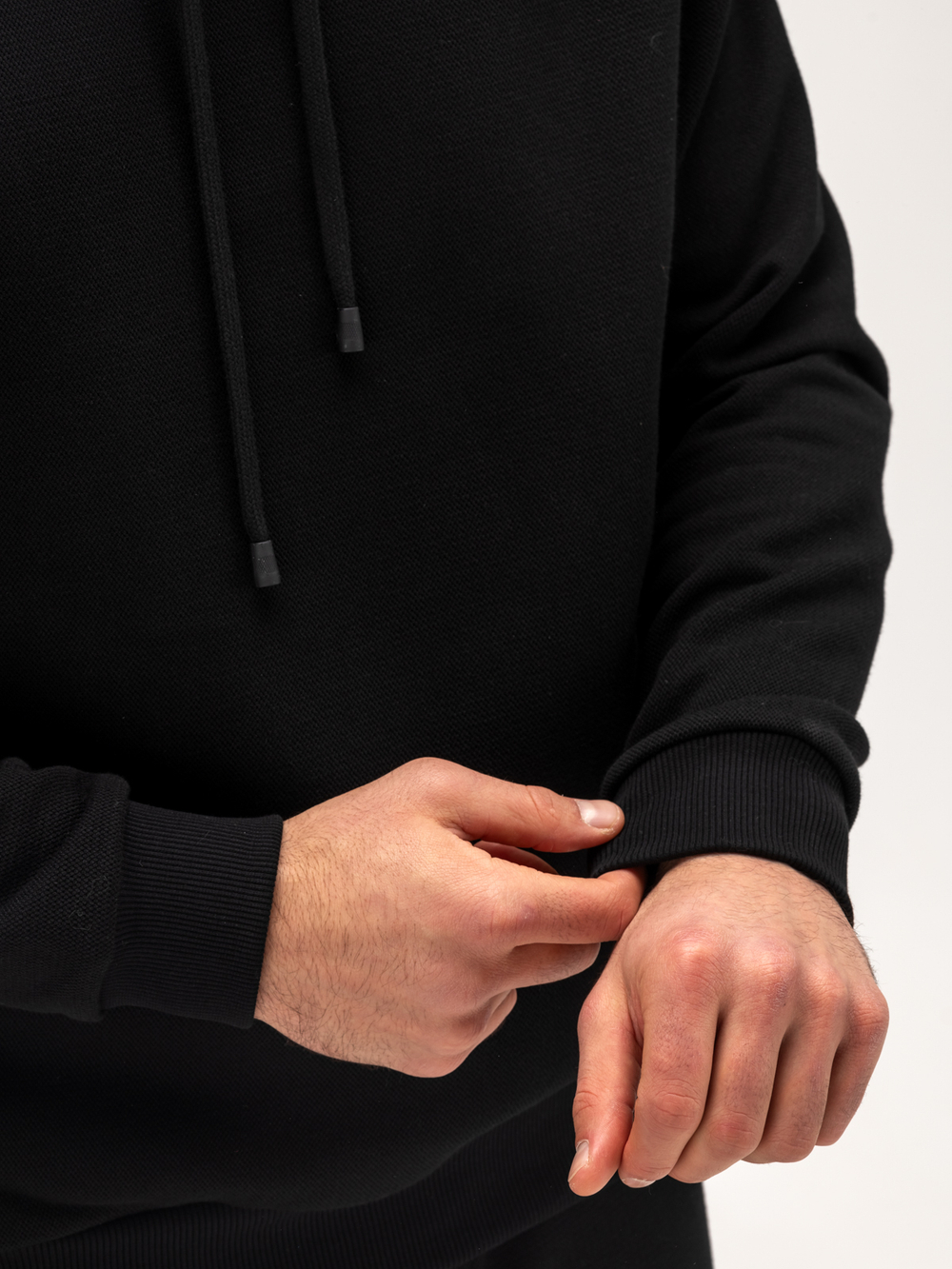 Костюм мужской спортивный теплый. Черный