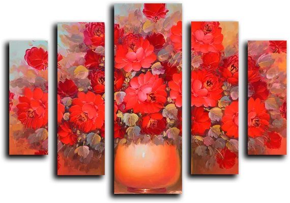 Модульная картина "Чарующий аромат"