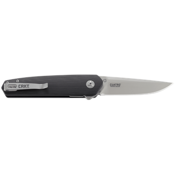 Складной нож CRKT 7090 Cuatro c клинком из стали 8Cr13MoV, рукоять G10 / Stainless Steel
