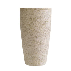 Кашпо Concretika Conus D40 H80 Erosia Yellow