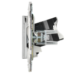 SKANDY Розетка компьютерная двойная RJ45 кат.5E SK-K03N металл никель IEK