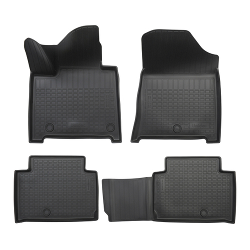 Ковры в салон Norplast для Hyundai Santa Fe V в кузове MX5 (2023-), 5 мест, Черный, арт.NPA11-C31-545