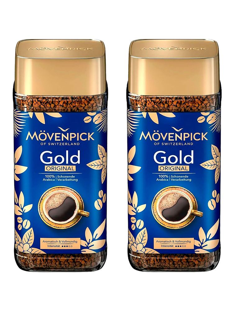 Кофе растворимый Movenpick Gold 200 г, 2 шт