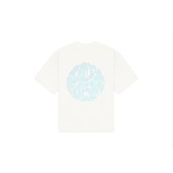 Футболка UNIFORM Heavy Bubble молочный/голубой