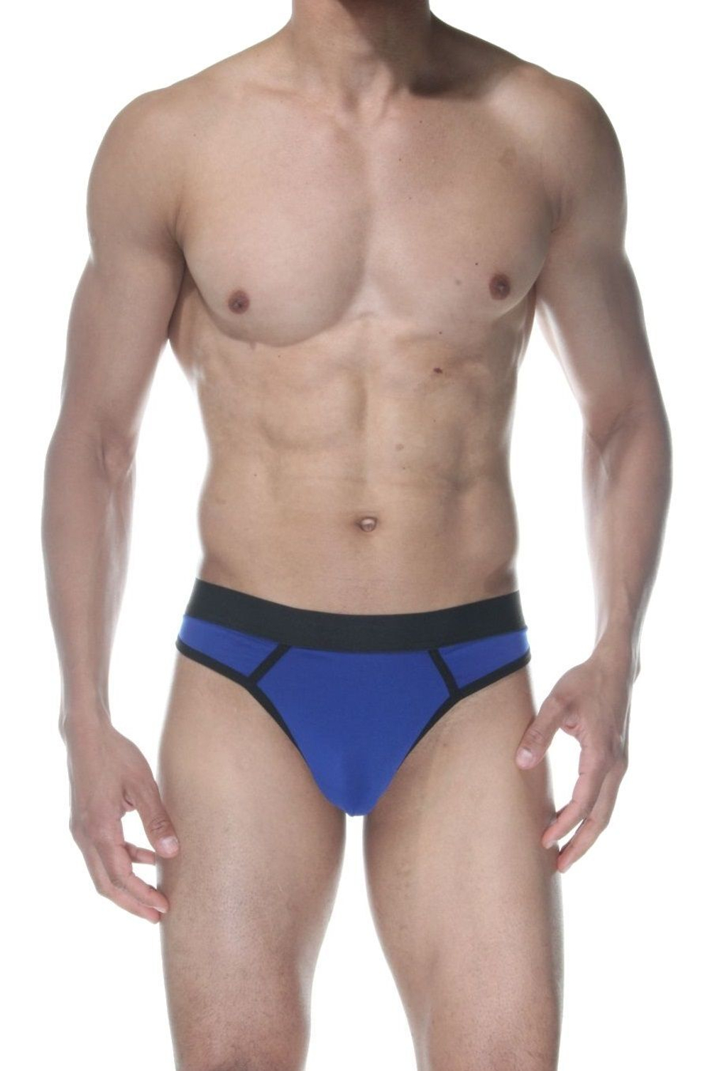 Синие мужские трусы-стринги (Размер: L) (Цвет: синий)