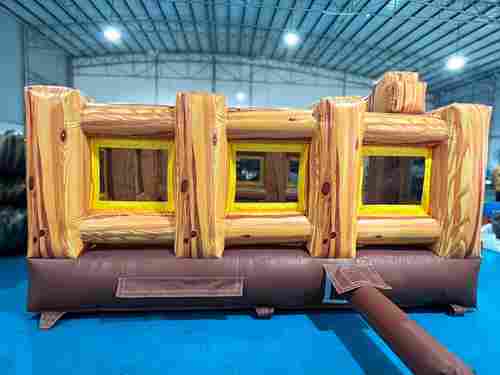 Надувной батут «Лесной Рубеж» для аттракциона Родео, 4*4*2,5 м