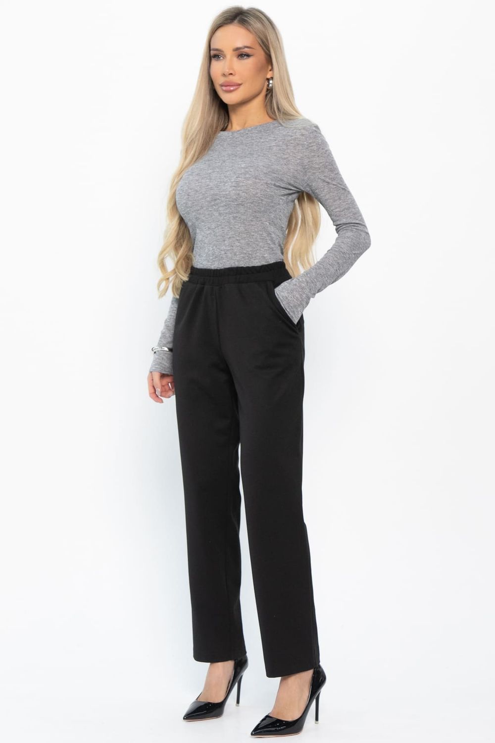 Брюки Беззаботное путешествие (черные) Б14865-16М LT Collection