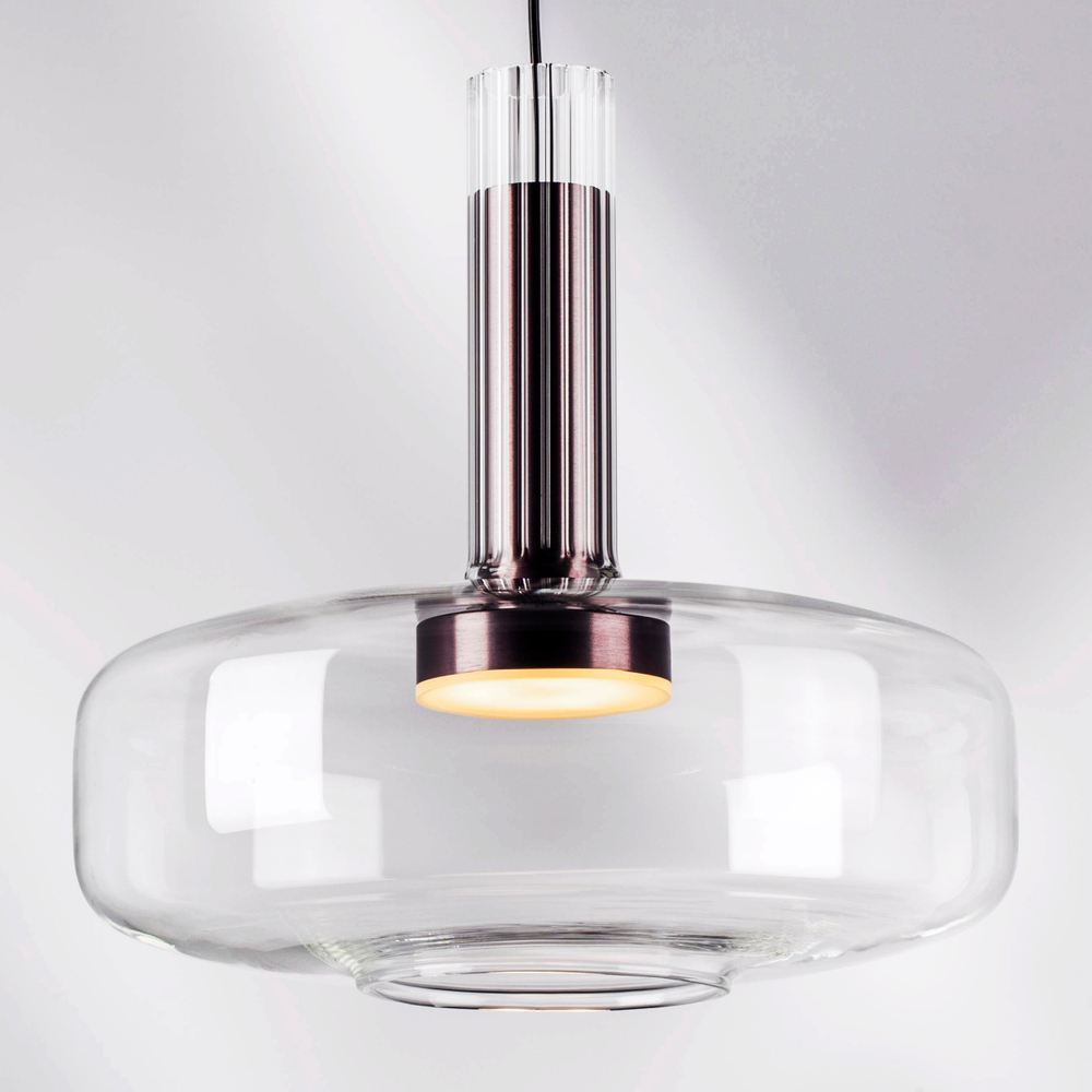 792110 Люстра DISCO 6W LED 300LM 120G БЕЛЫЙ/ПРОЗРАЧНЫЙ 3000K