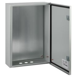 Корпус металлический ЭРА SIMPLE ЩМПг-07 (600х400х175) IP54 У2 серый | Корпуса металлические с монтажной панелью