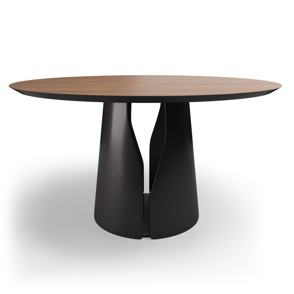 Стол круглый GIO 120, шпон