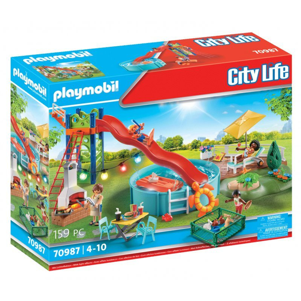 Конструктор Вечеринка у бассейна Playmobil 70987 (свет)