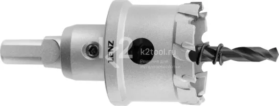 Коронка с твердосплавными напайками LENZ Ø15х25 мм, арт. LZCS-015