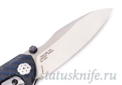 Нож Zero Tolerance ZT 0850 Blue CF № 0002 Sinkevich / Rexfordфотография - 5