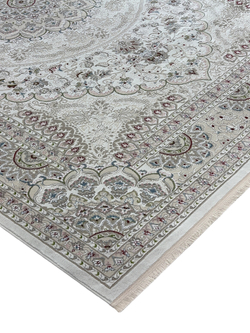 Ковер KIRMANSHAH 38860A WHITE / WHITE Прямоугольник