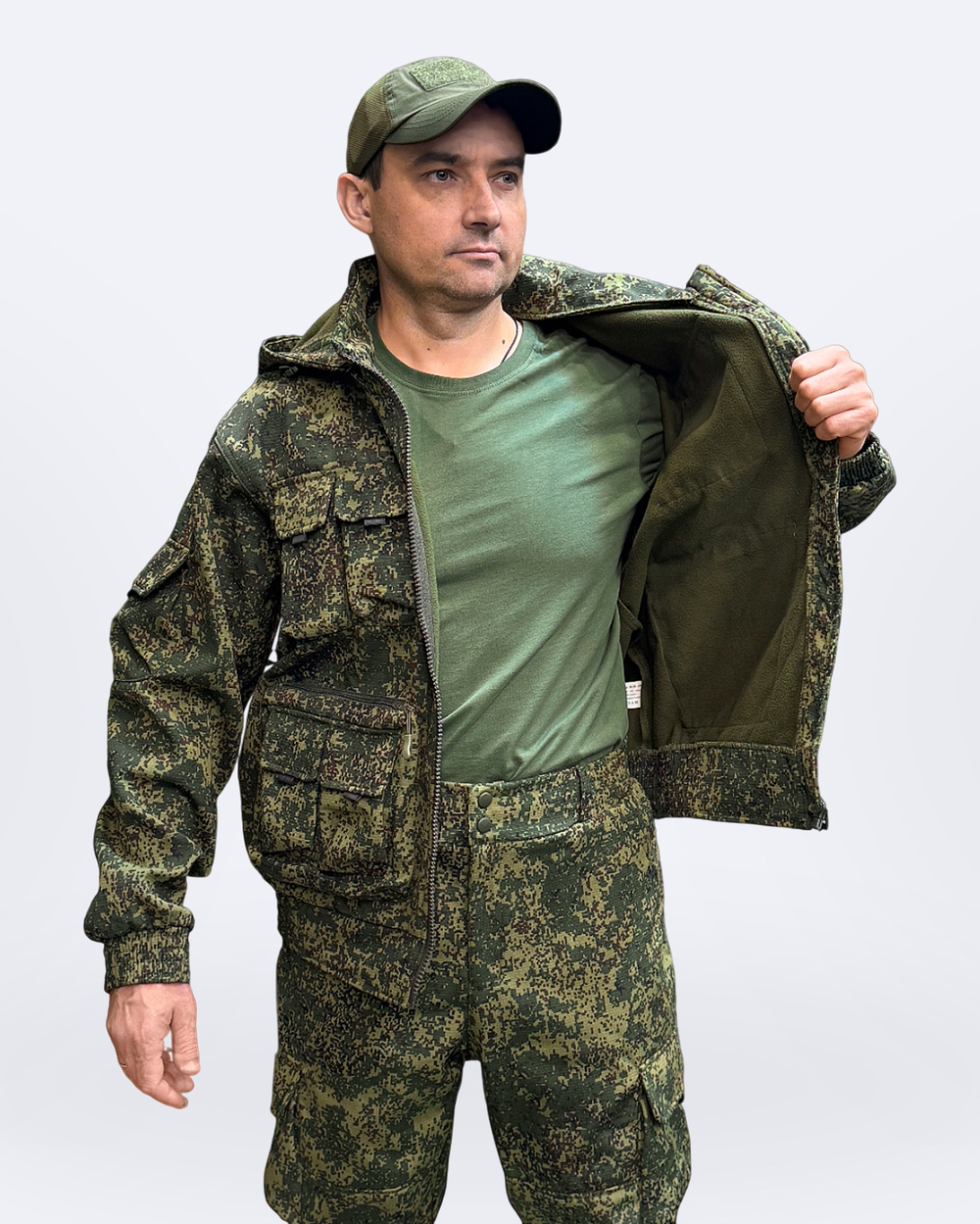 Костюм Горка на флисе, Цифровая флора