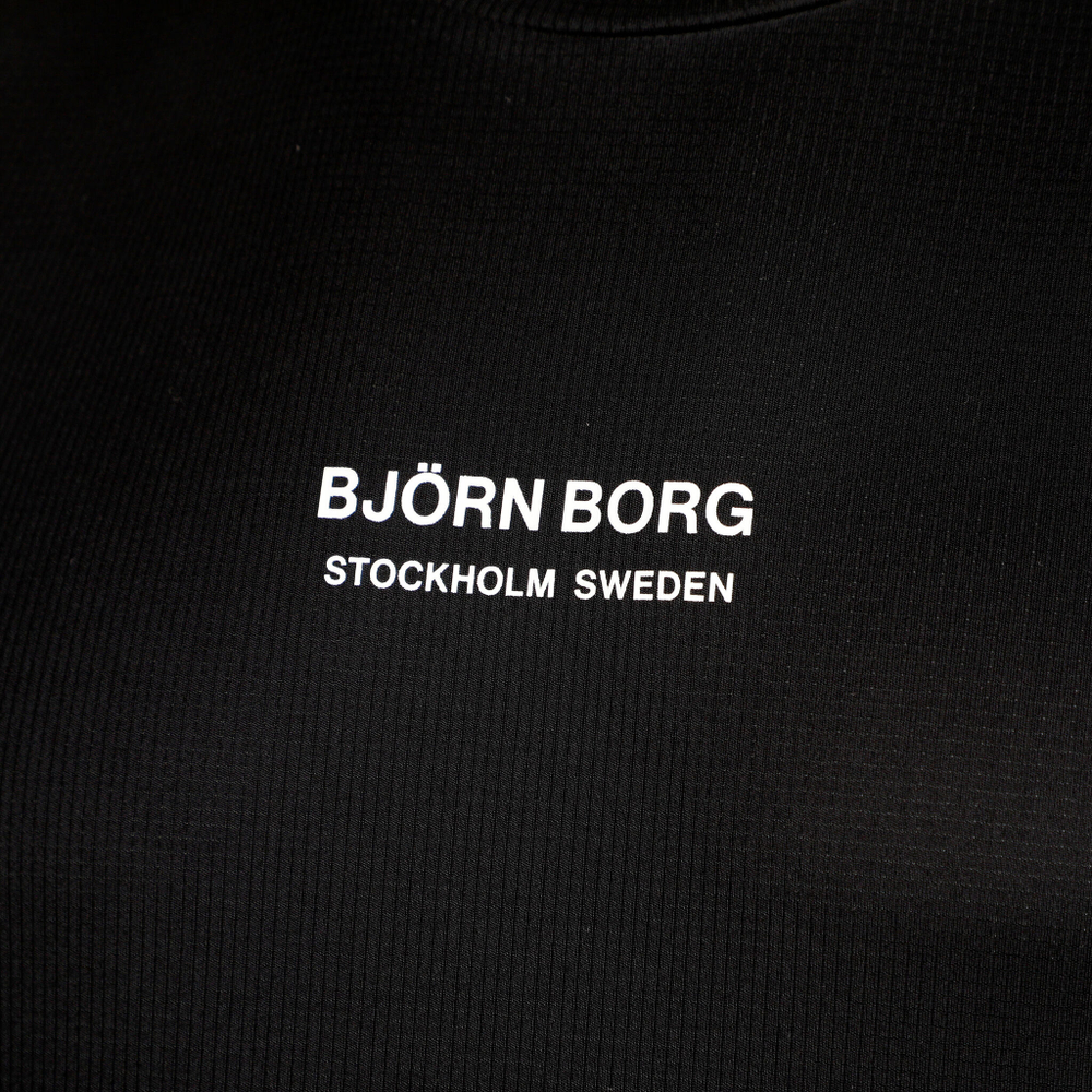 Мужское теннисное поло Björn Borg ACE Light T-Shirt Men - Black