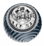 Сквозной мастурбатор с вибрацией (Цвет: темно-синий)