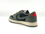 Кеды Nike Travis Scott&Air Jordan 1 Low OG Black Olive