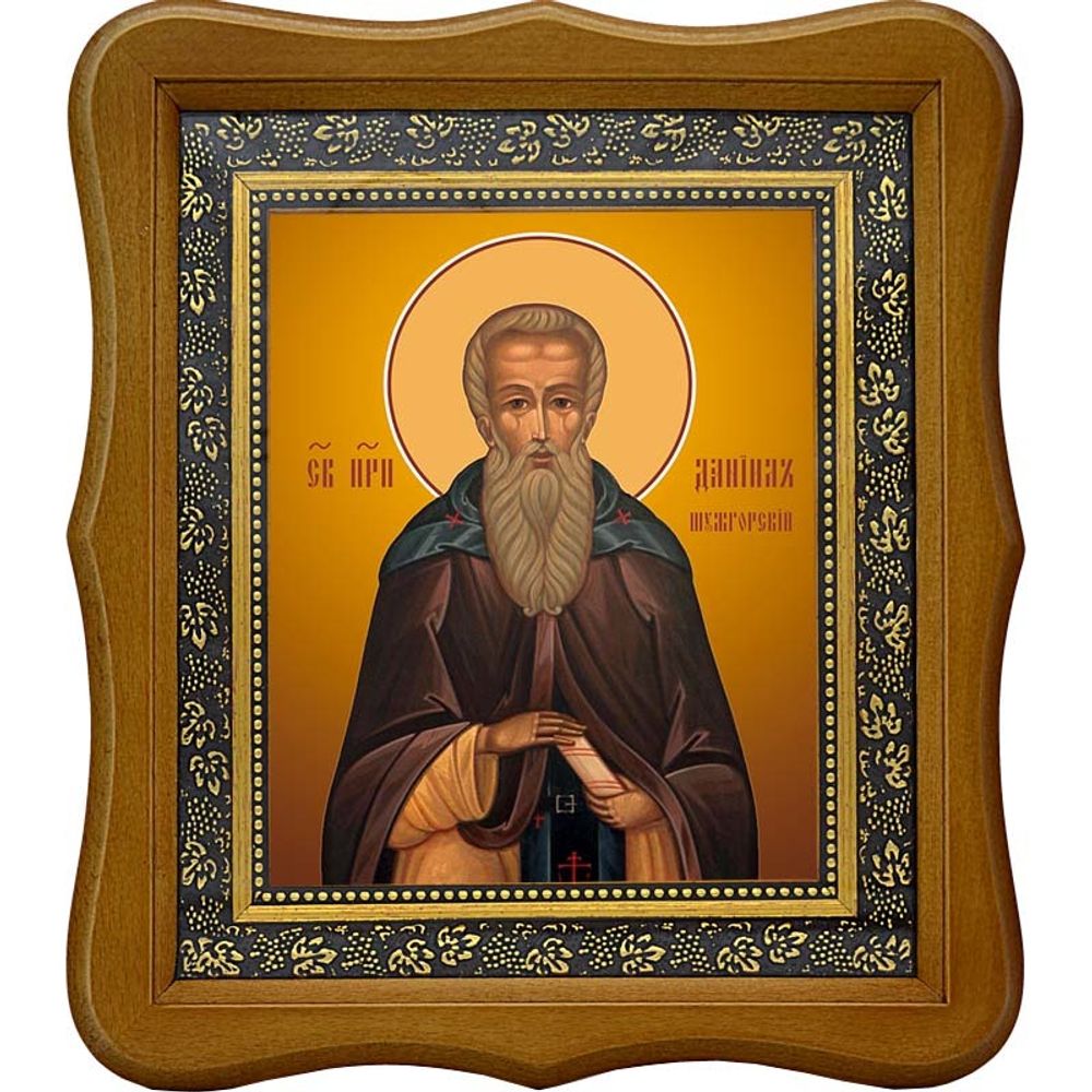 Даниил Шужгорский преподобный. Икона на холсте.