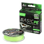 Шнур Select Basic PE 150м 0.10мм 4.80кг Light green 1шт