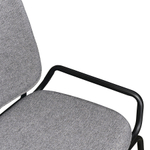 Стул ror, double frame, рогожка, черный /серый