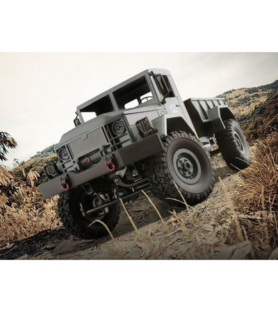 Радиоуправляемая машина WPL B-14R военный грузовик (серый) 1/16 2.4G RTR