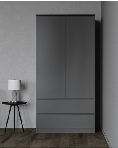 Шкаф Мори МШ900.1, (ш904*г504*в1800мм) графит