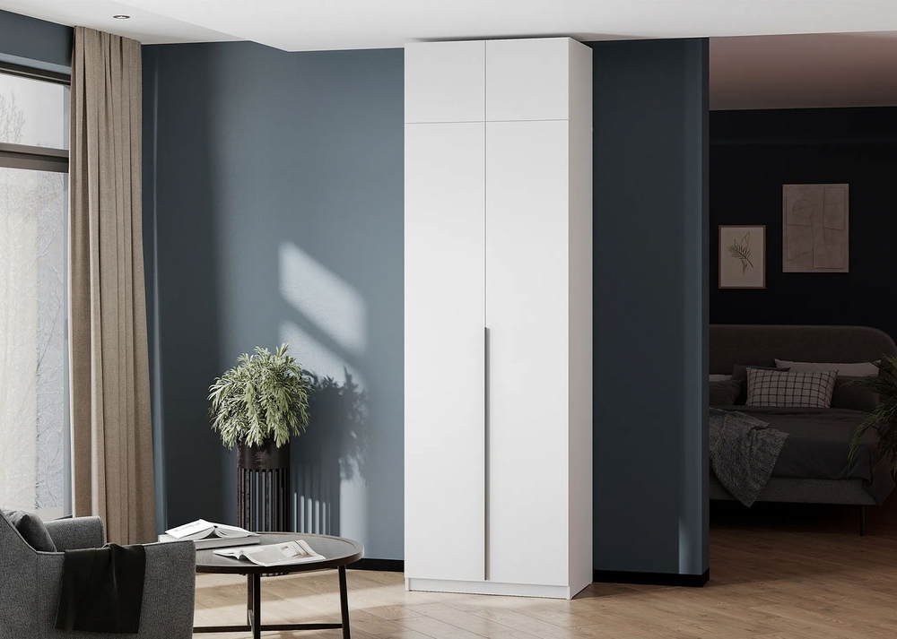 Антресоль 800 «ШК 5» Белая