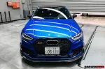 Карбоновая губа переднего бампера для AUDI RS3 2019-2020 Ауди аэродинамический обвес