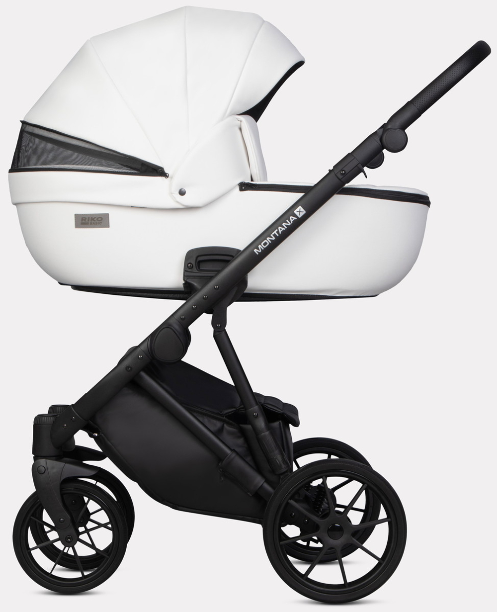 Детская коляска Riko Basic Montana X Ecco 3 в 1 11 White (белый)