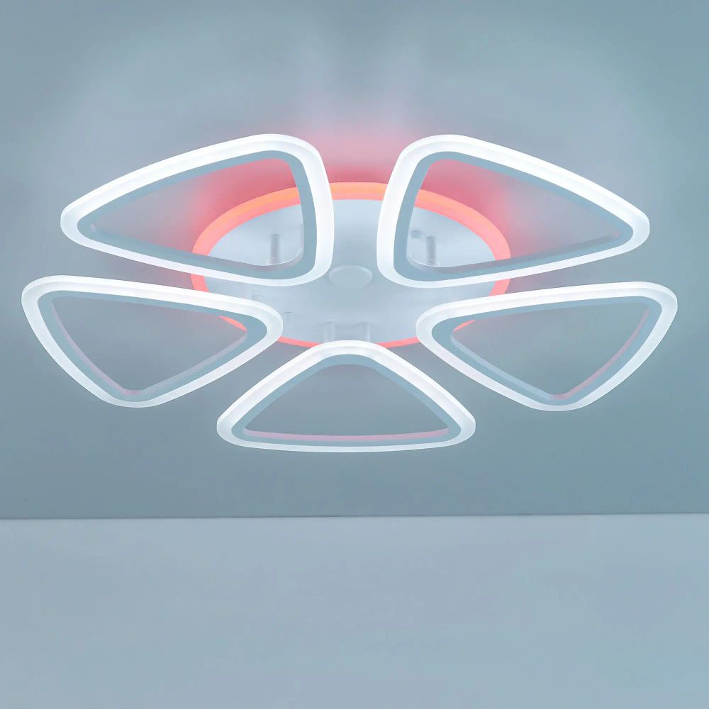 Citilux Мальта Смарт CL234A250E RGB Умная люстра Белая