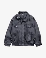 Куртка БИЧ Кожанка Винтажная черная