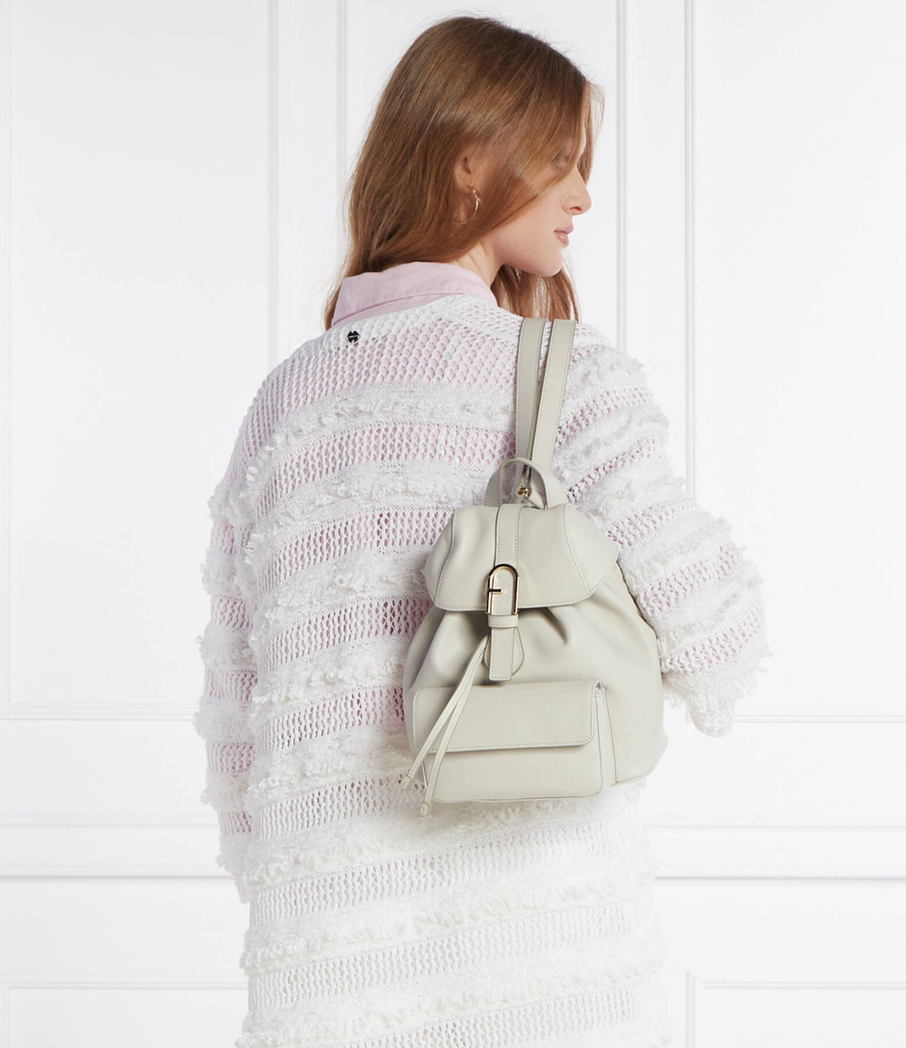 Кожаный рюкзак FLOW Furla - бежевый(WB01084 BX2045)