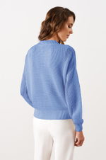 1876 Кардиган женский (голубой)