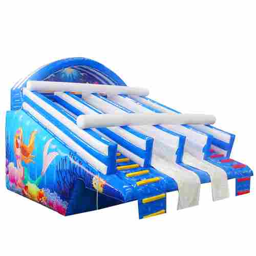 Надувная водная горка для бассейна «Русалочка Бэлла» 7*6*5 м