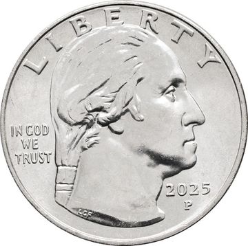 25 центов (1/4 доллара, квотер) 2025 США «Американские женщины - Журналистка Ида Белл Уэллс-Барнетт» (P)