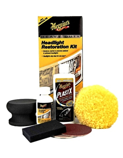 Meguiar's Полный набор для абразивного восстановления фар Heavy Duty Headlight Restoration Kit